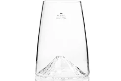 Verre à spiritueux long Alaskan Maker Topographic Mont Fuji en verre cristallin