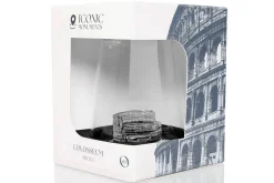 Verre à spiritueux long Alaskan Maker Iconic Monuments Colisée de Rome en verre cristallin