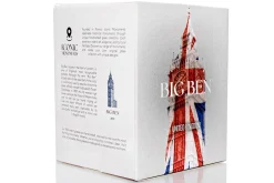 Verre à spiritueux long Alaskan Maker Iconic Monuments Big Ben en verre cristallin