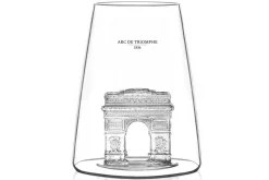 Verre à spiritueux long Alaskan Maker Iconic Monuments Arc de Triomphe en verre cristallin