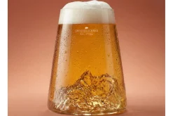 Verre à spiritueux long Alaskan Maker Topographic Grossglockner en verre cristallin