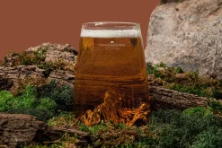 Verre à spiritueux long Alaskan Maker Topographic Grossglockner en verre cristallin