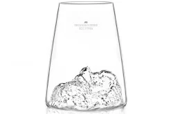 Verre à spiritueux long Alaskan Maker Topographic Grossglockner en verre cristallin