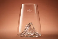 Verre à spiritueux long Alaskan Maker Topographic Seoraksan en verre cristallin