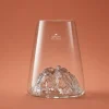 Verre à spiritueux long Alaskan Maker Topographic Canigou en verre cristallin