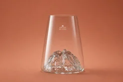Verre à spiritueux long Alaskan Maker Topographic Canigou en verre cristallin