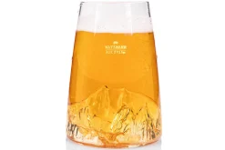 Verre à spiritueux long Alaskan Maker Topographic Watzmann en verre cristallin