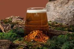 Verre à spiritueux long Alaskan Maker Topographic Jungfrau en verre cristallin