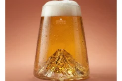 Verre à spiritueux long Alaskan Maker Topographic Jungfrau en verre cristallin