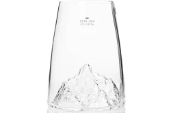 Verre à spiritueux long Alaskan Maker Topographic Fitz Roy en verre cristallin