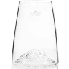 Verre à spiritueux long Alaskan Maker Topographic Vésuve en verre cristallin