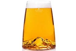 Verre à spiritueux long Alaskan Maker Topographic Vésuve en verre cristallin