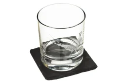 Verre à whisky avec dessous de verre Selbrae House - Motif faisan
