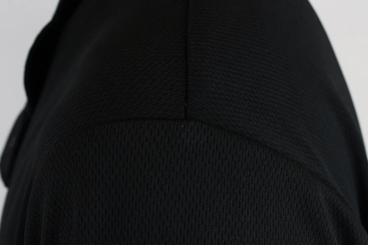 Veste de cuisine unisexe Egochef Pizzaiolo noire 100% Air Plus à manches courtes
