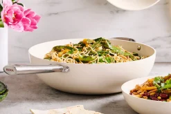 Wok Beka Cicla 30cm en revêtement céramique avec contre-poignée