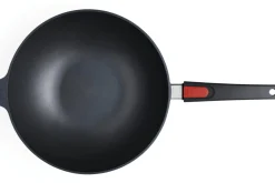 Wok Woll Diamond Lite en fonte d'aluminium manche amovible polymère