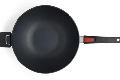 Wok Woll Diamond Lite en fonte d'aluminium manche amovible polymère 34cm