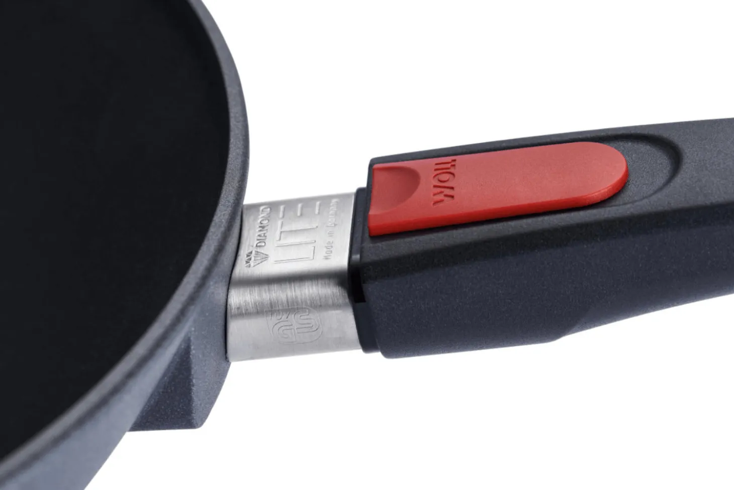 Wok Woll Diamond Lite en fonte d'aluminium manche amovible polymère 34cm