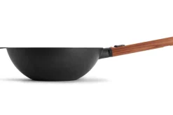Wok Woll Diamond QXR Eco Logic en fonte d'aluminium manche amovible bois