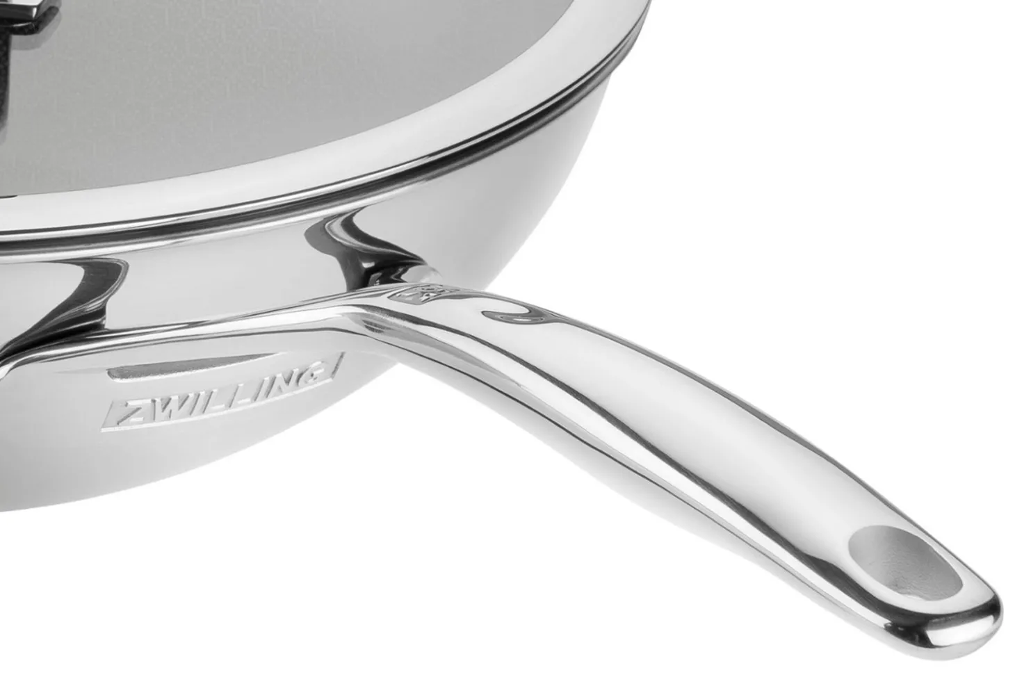 Wok Zwilling Peak Ceraforce® HyCoat en inox et revêtement céramique avec couvercle en verre 30cm