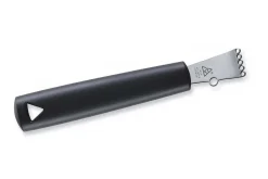 Zesteur canneleur Triangle inox manche en green grip noir